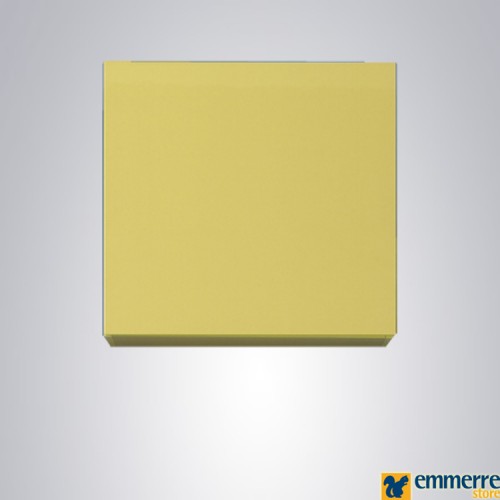 elemento cubo giallo laccato lucido disponibile in pronta consegna L.29 P.31 H.140 cm